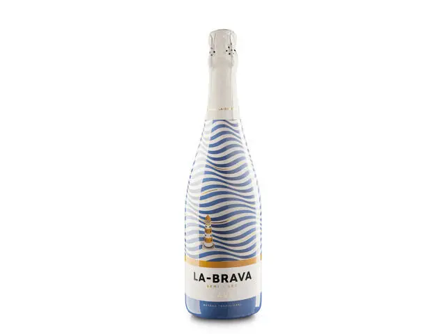 Vin spumant Cava La Brava Semi Dry 11.5% alcool 0.75L