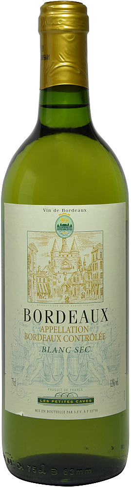Vin alb sec Bordeaux Les Petites Caves 0.75L
