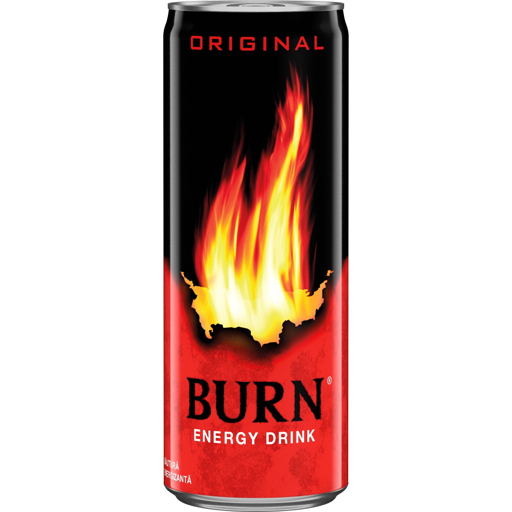 Bautura Energizanta Burn Original, 0.25L