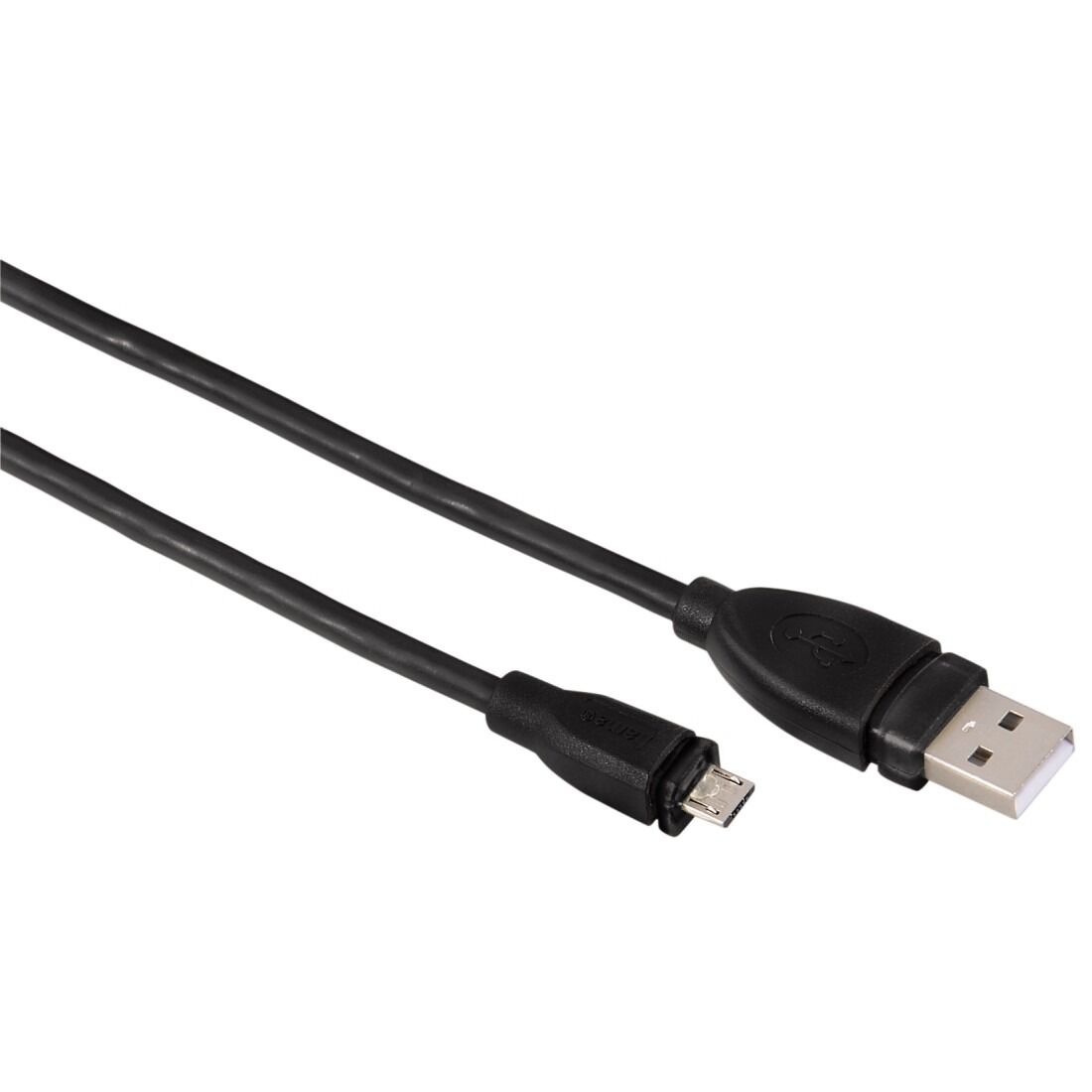 Cablu Micro USB Hama, ecranat, 1.8 m, Negru