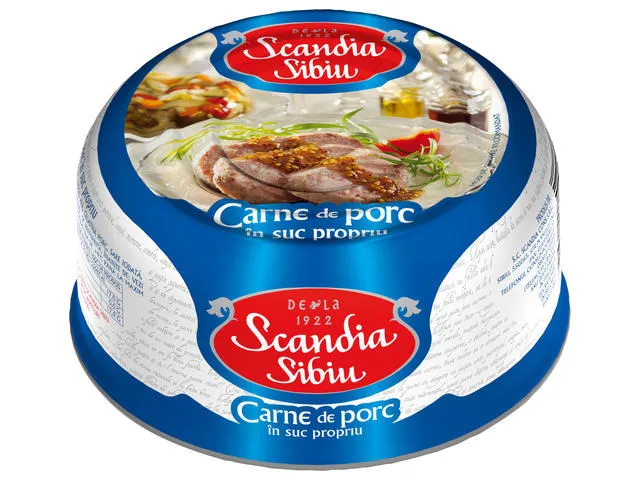Conserva Scandia Sibiu carne de porc 300g