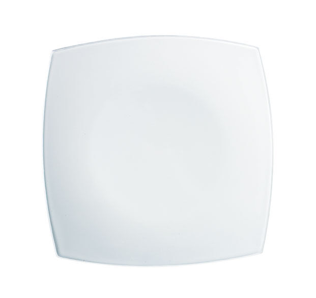 Farfurie intinsa 26 cm, Opal Quadrato, alb, Luminarc