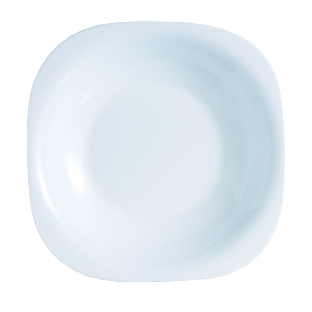 Farfurie adanca Carine 21 cm, opal, alb, Luminarc