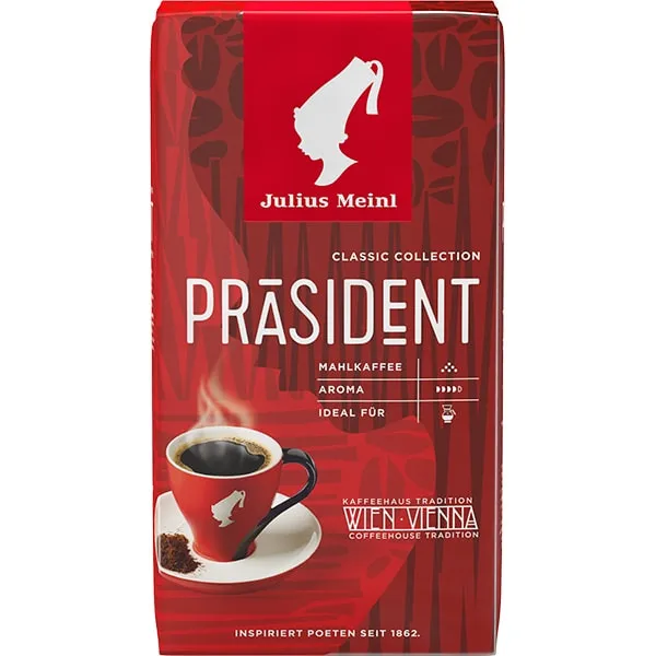 Cafea macinata Julius Meinl Prasident, 500 G