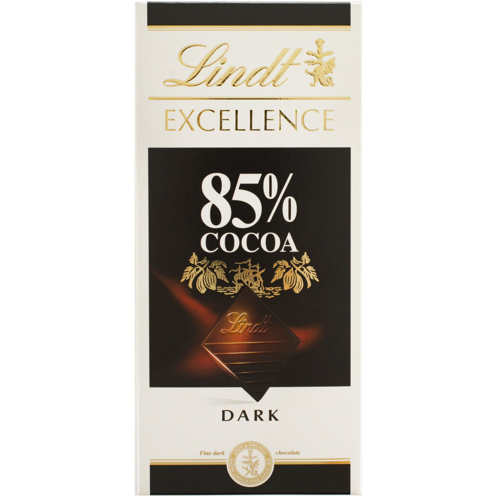 Ciocolata Lindt extra fina amaruie cu 85% cacao 100g