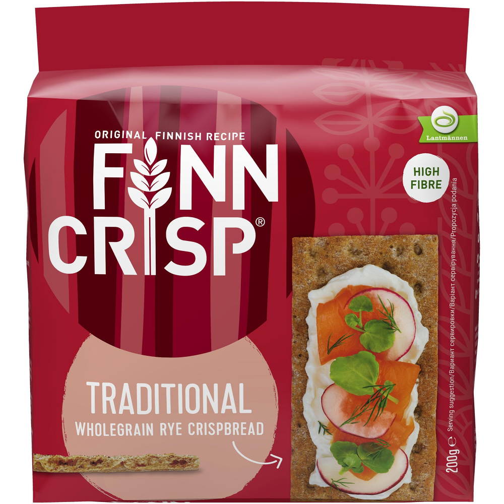 Paine crocanta secara Finn Crisp, 200g