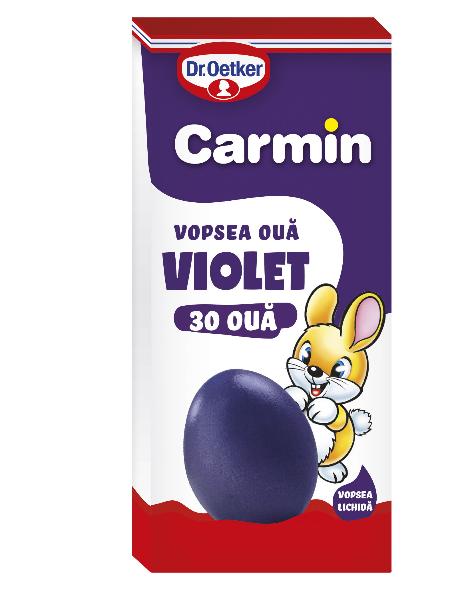 Vopsea lichida violet Carmin pentru 30 oua