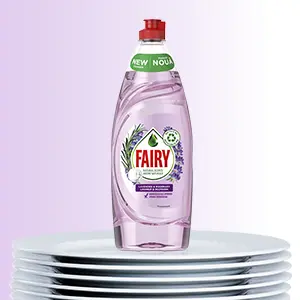 Detergent de vase Fairy Pure and Naturals Lavanda si Rozmarin, 650 ml