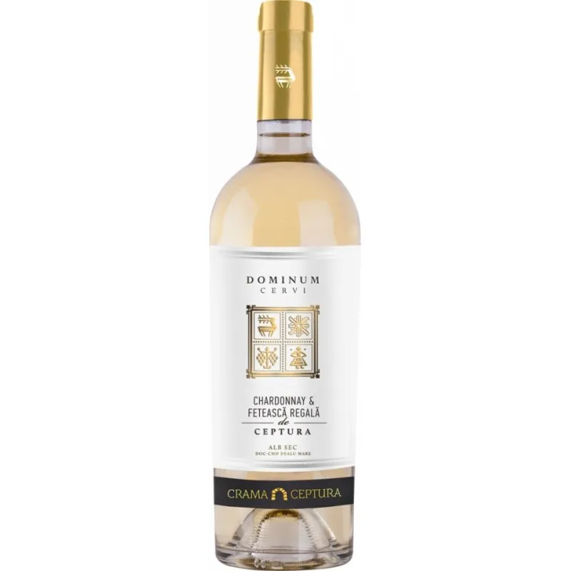 Vin alb Dominum Cervi Ceptura, sec 0.75L