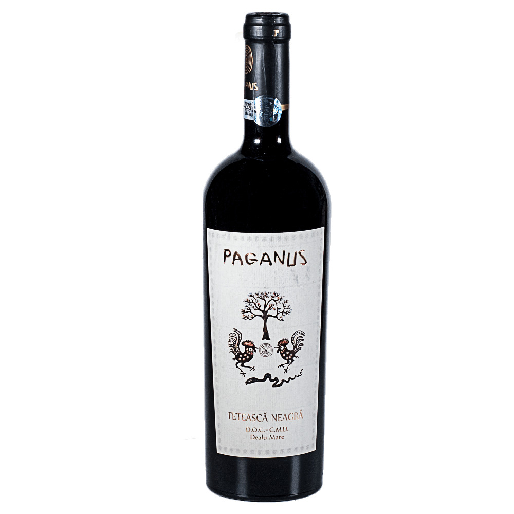 Vin rosu demisec, Paganus Budureasca Feteasca Neagra, 0.75L