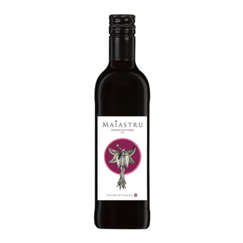 Vin rosu Crama Oprisor Maiastru, Cabernet Sauvignon, sec, mini 0.25 L