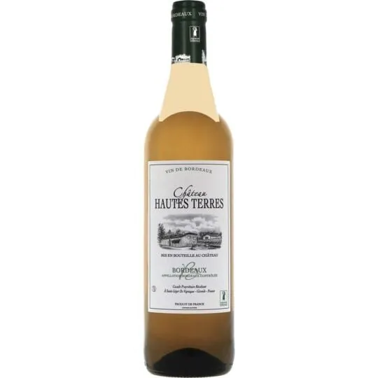 Vin alb Bordeaux AOP Bordeaux Chateau Hautes Terres Reflets de France 0.75L