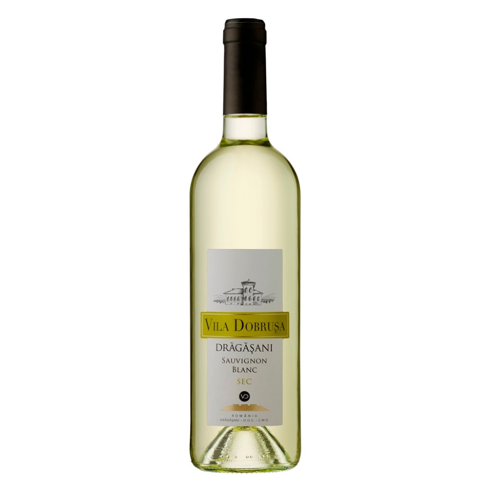 Vin alb Avincis Vila Dobrusa Sauvignon Blanc, Sec, 0.75L