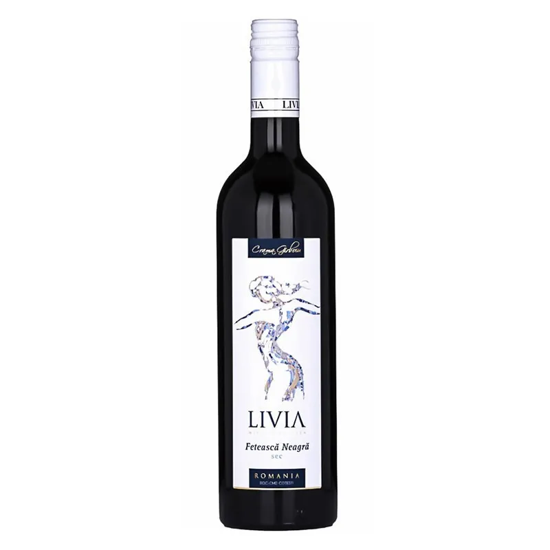 Vin rosu Girboiu Livia Feteasca Neagra, Sec, 0.75L