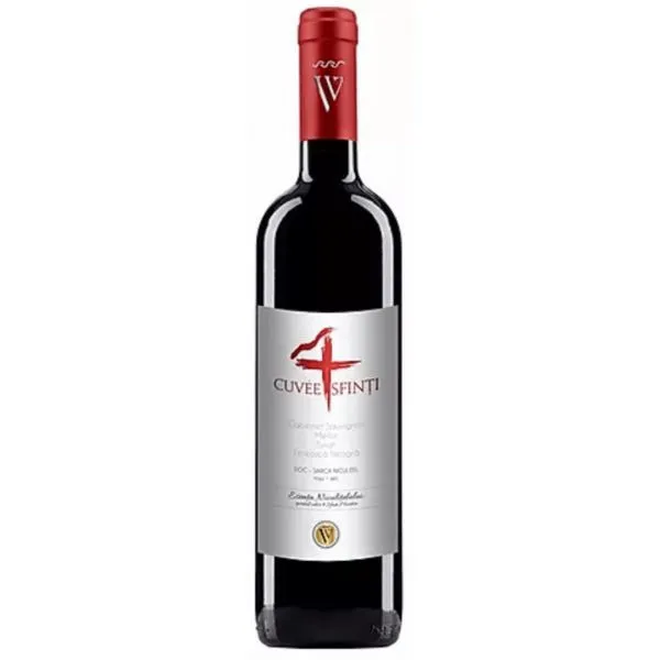 Vin rosu 4 Sfinti Sarica Essentia Cuvee, sec, 0.75L