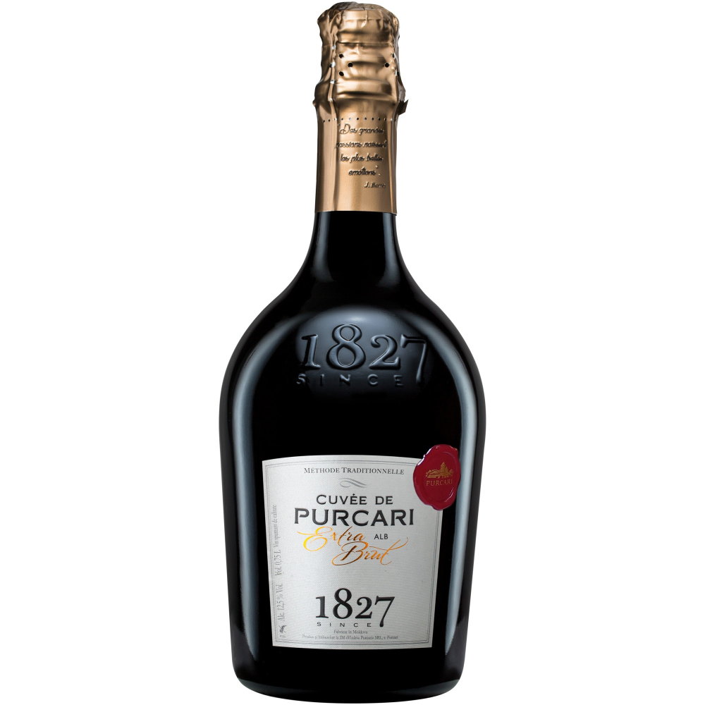 Vin spumant Alb Purcari, Cuvee Extrabrut, 0.75L