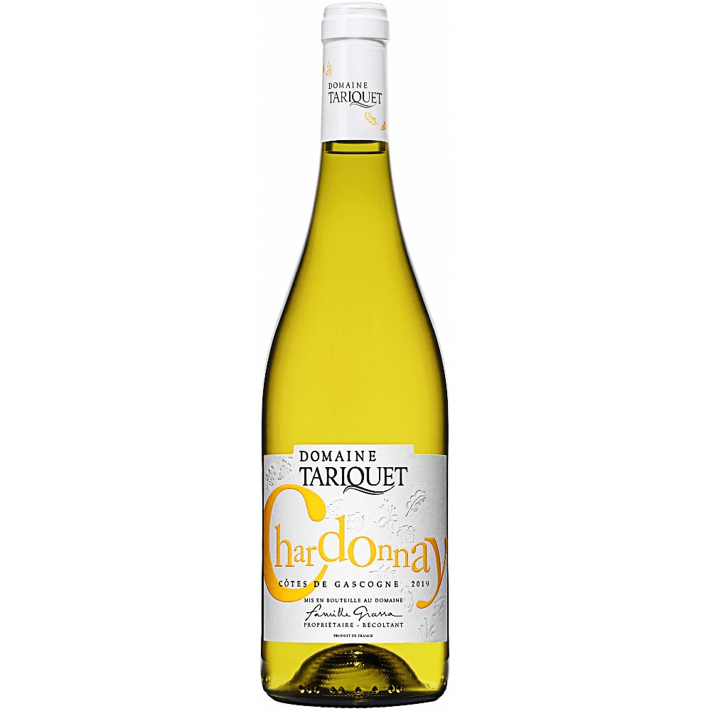 Vin alb Domaine Du Tariquet Chardonnay IGP, sec, 0.75 L