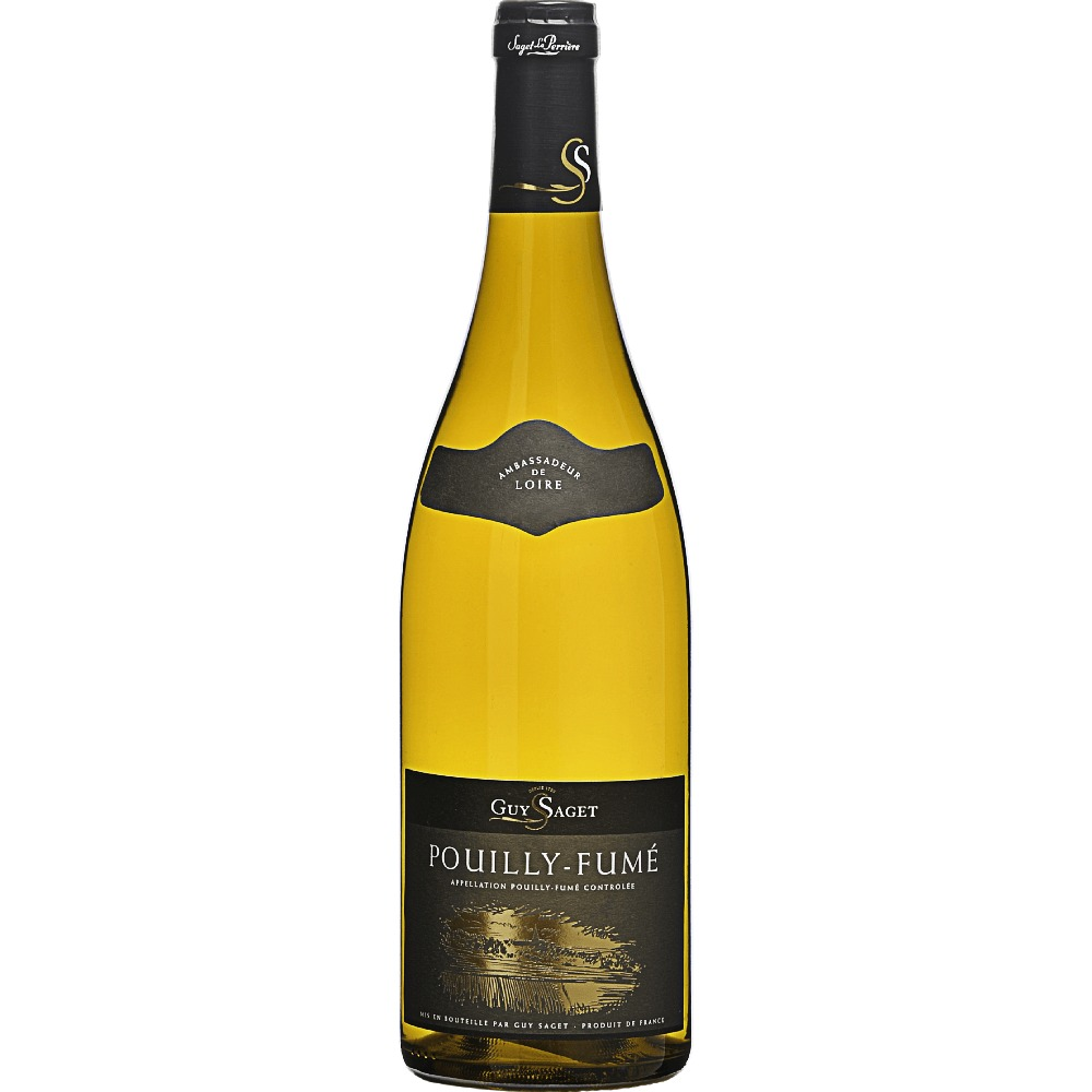 Vin alb Pouilly-Fume AOC Guy Saget, sec, 0.75 L