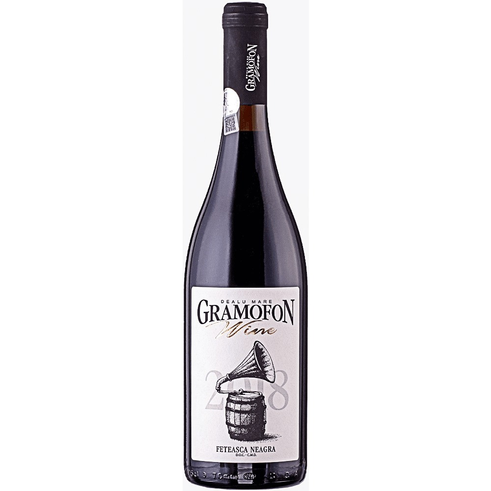 Vin rosu demisec, Feteasca Neagra Gramofon Wine, demisec, 0.75 L