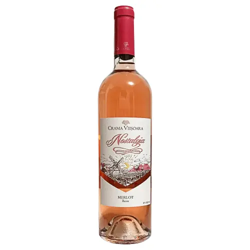 Vin rose demisec, Nostalgia Merlot, 0.75L