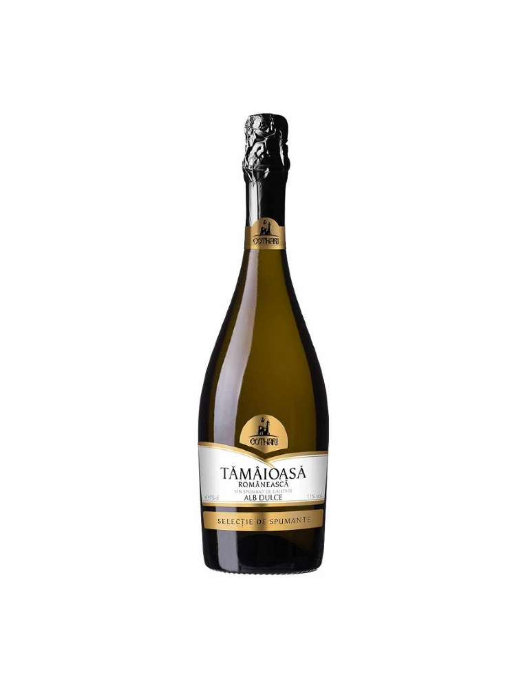Vin spumant alb Cotnari Tamaioasa Romaneasca dulce 0.75L
