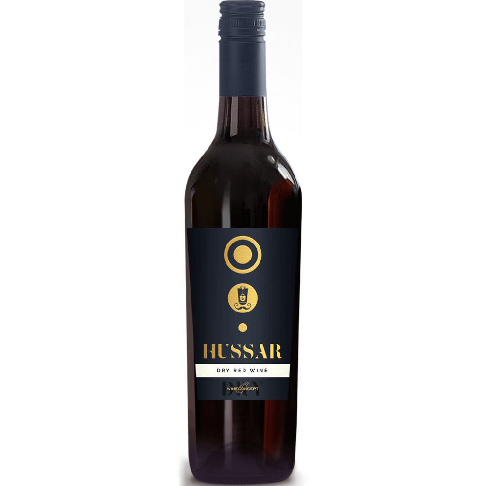 Vin rosu sec, Hussar, 0.75L