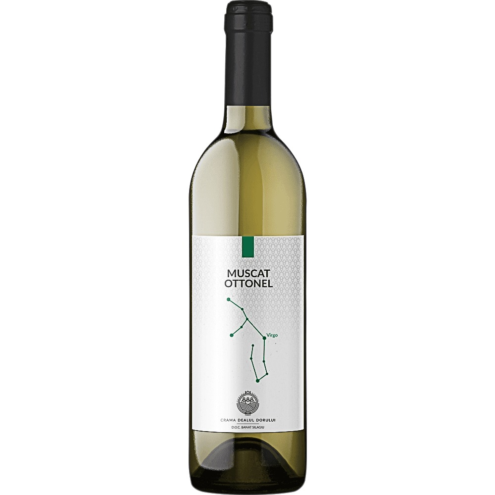 Vin alb sec Zodiac Muscat Ottonel, sec, 0.75 L