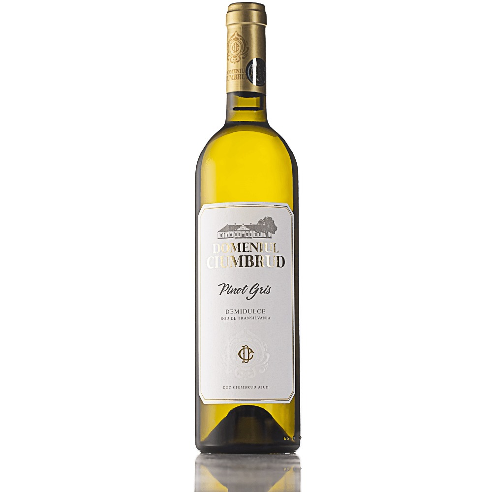 Vin alb demidulce, Domeniul Ciumbrud Pinot Gris, 0.75L