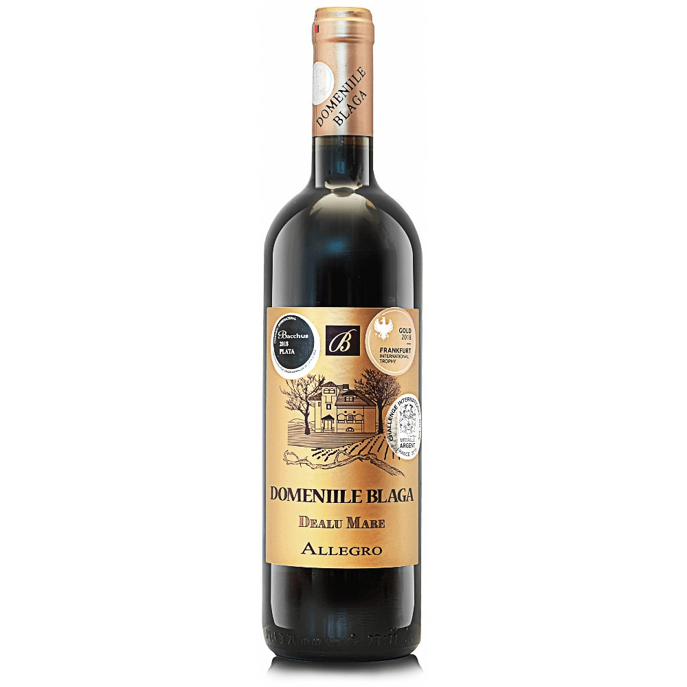 Vin rosu sec, Domeniul Blaga Allegro, 0.75L