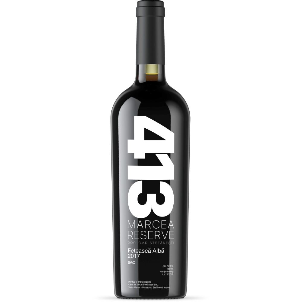Vin alb sec, Marcea 413 Feteasca Alba, 0.75L