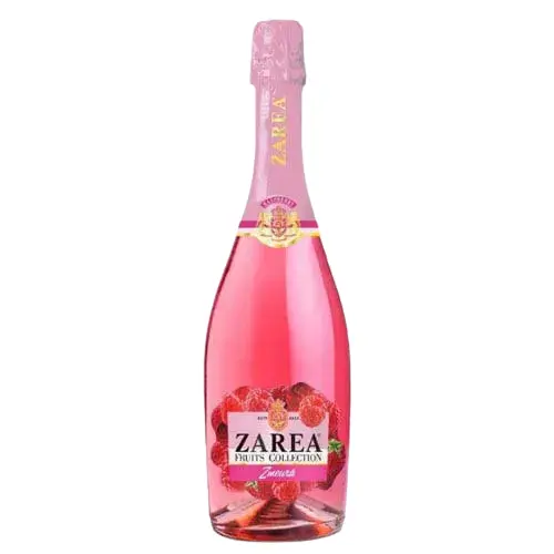 Vin spumant Zarea Fruits Collection cu aroma de zmeura 0.75L