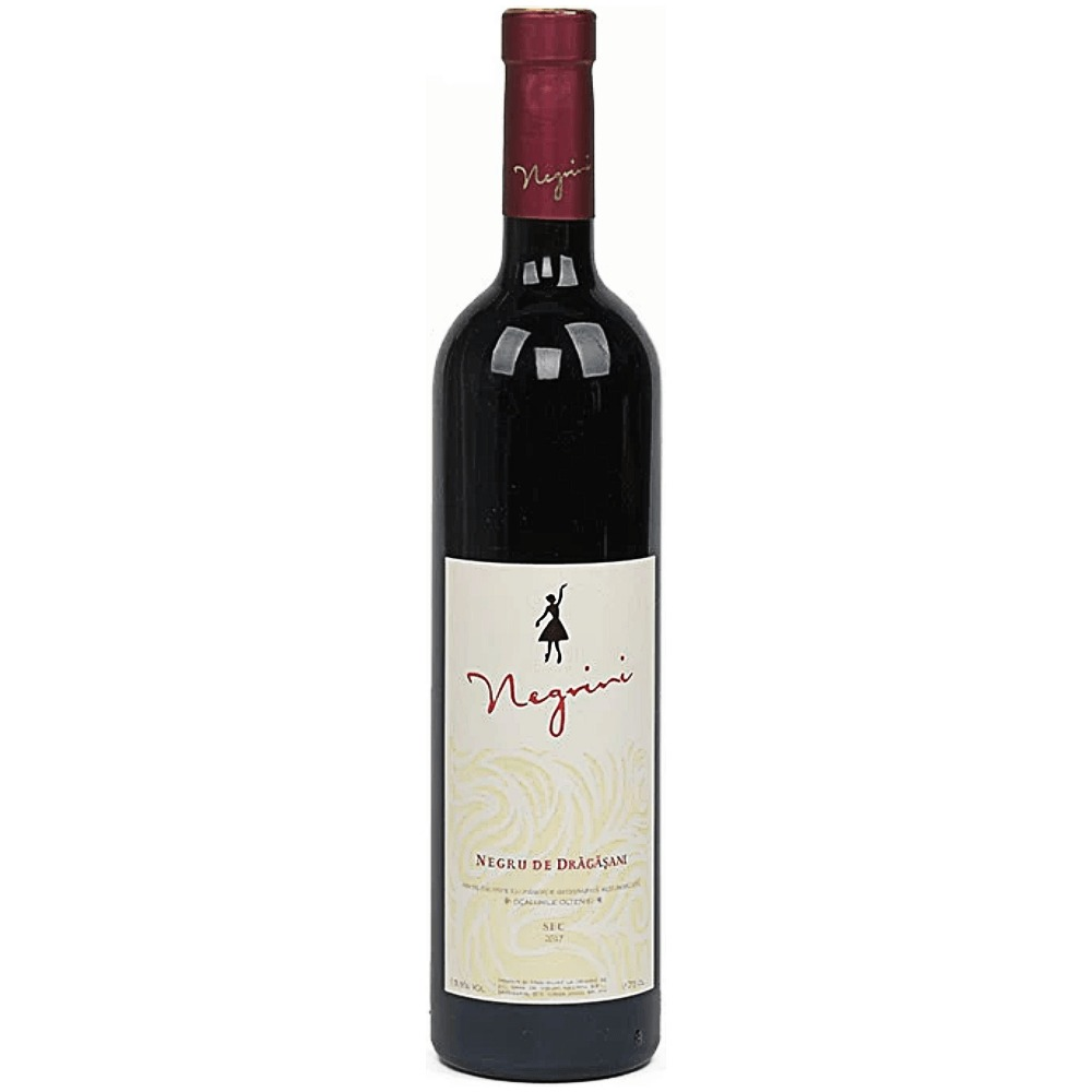 Vin rosu sec, Negrini Premium Negru de Dragasani, 0.75L