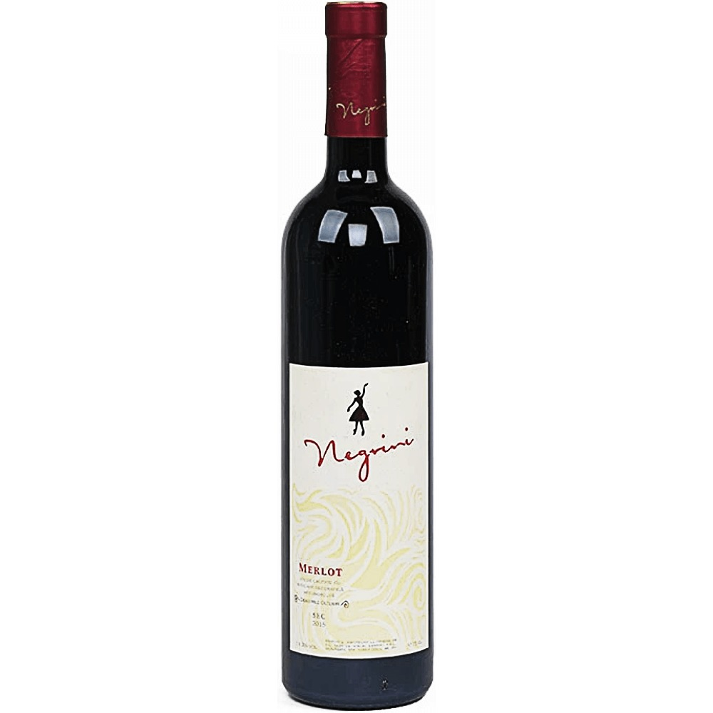 Vin rosu sec, Negrini Premium Merlot, 0.75L