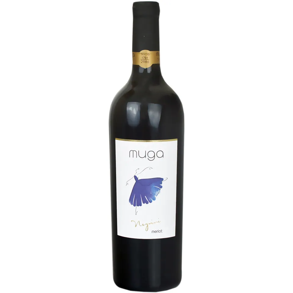 Vin rosu Negrini Muga, Merlot, 0.75L