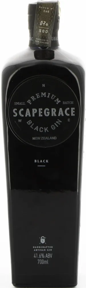 Gin Scapegrace Black 41.6%alcool 0.7L