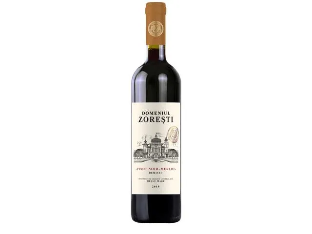 Vin rosu Domeniul Zoresti Merlot&Syrah, sec 0.75L