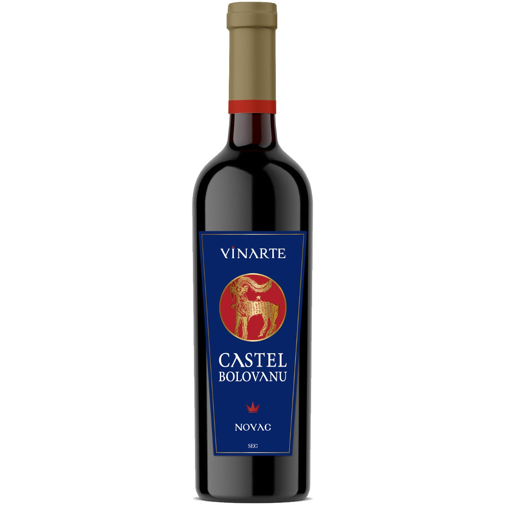 Vin rosu Vinarte Castel Bolovanu, Novac, Sec, 0.75L