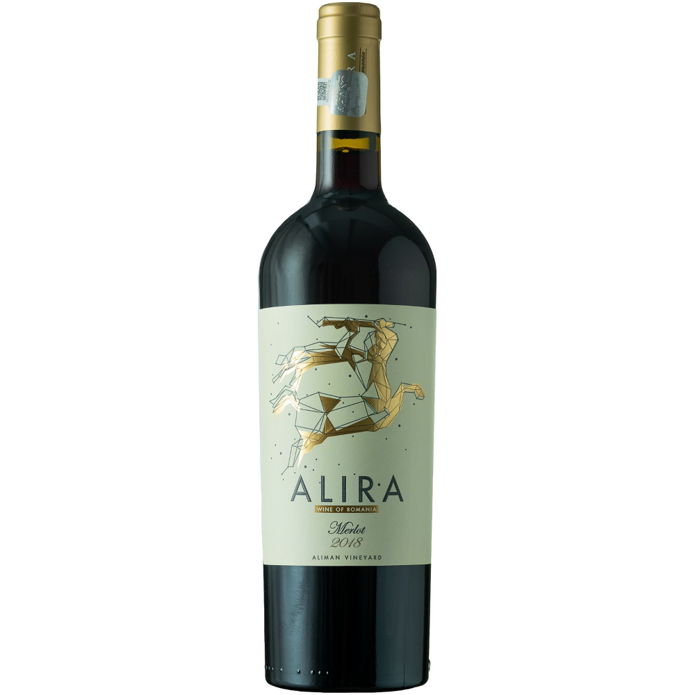 Vin rosu Alira Merlot, Sec, 0.75L
