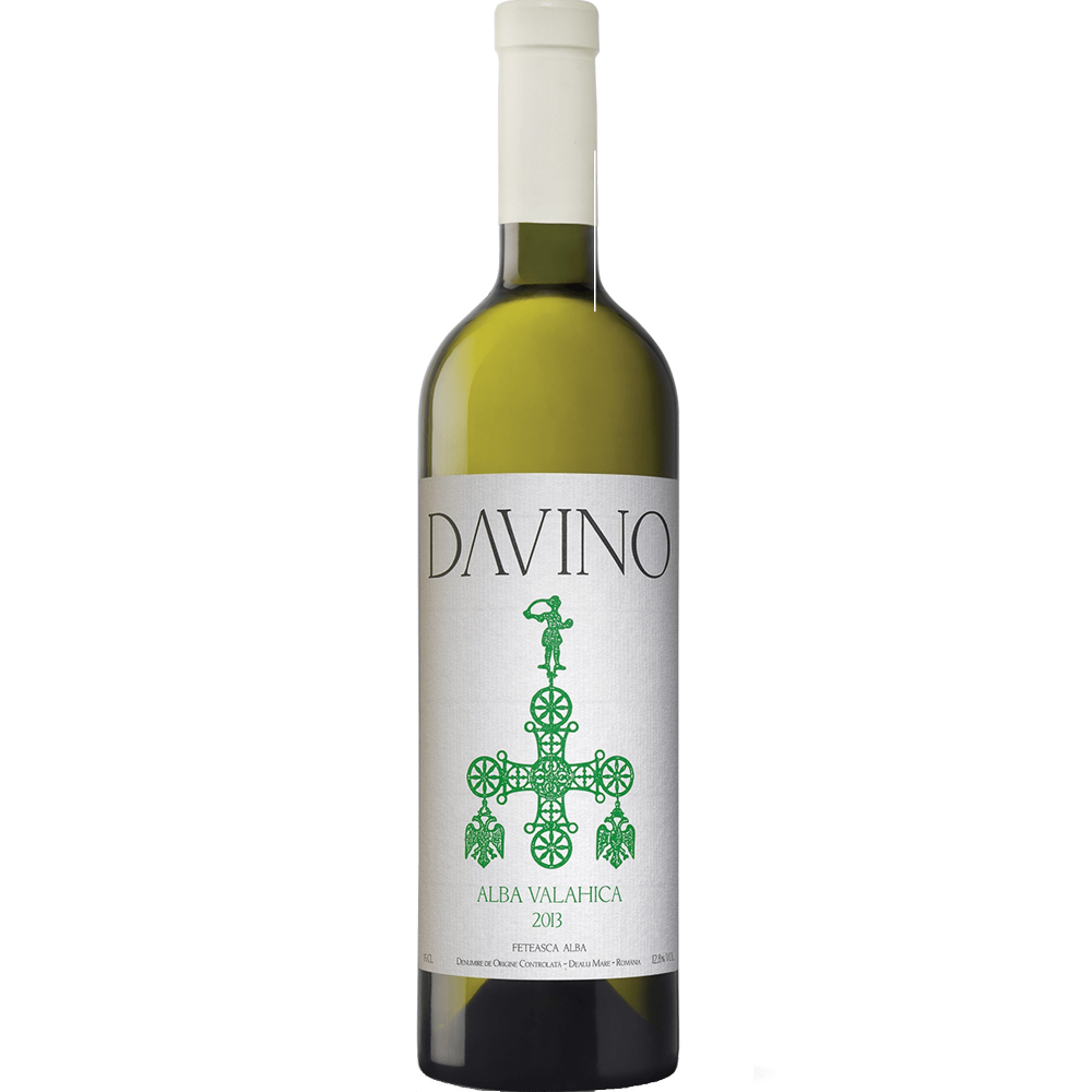 Vin alb Davino Alba Valahica, sec 0.75L