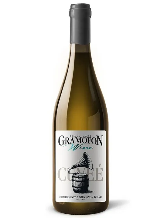 Vin alb Gramofon Cuvee Chardonnay si Sauvignon Blanc 0.75L