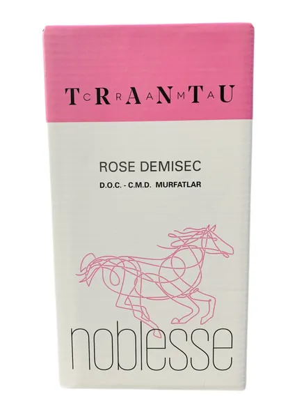 Vin rose Crama Trantu Noblesse Bag in Box Demisec 2L