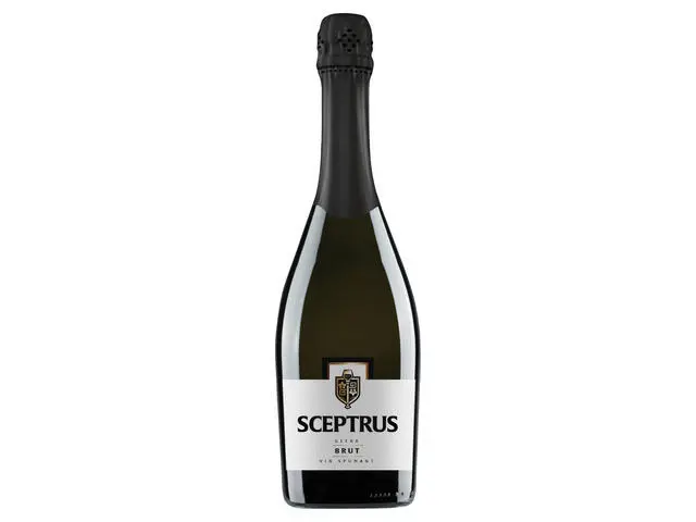 Vin spumant alb brut Sceptrus Glera, 12%, 0.75L