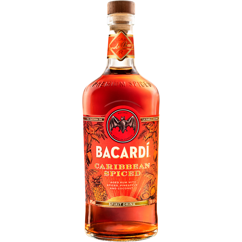 Rom Bacardi Caribbean Spiced, 40%, 0.7L