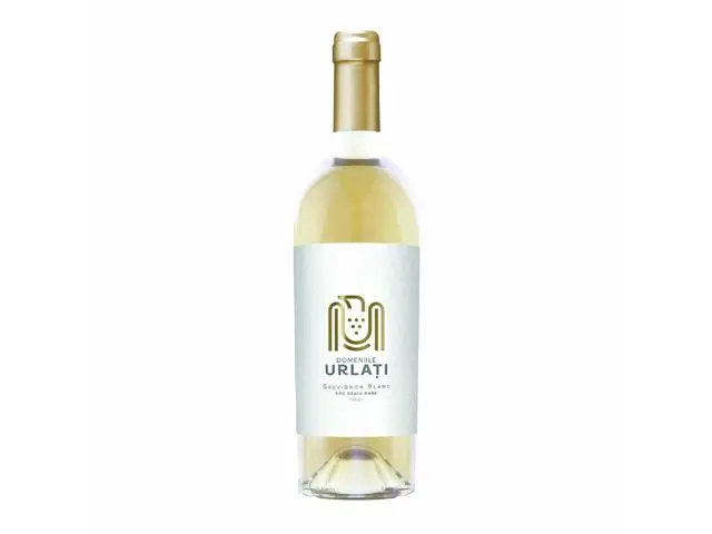 Vin alb sec, Domeniile Urlati Sauvignon Blanc, 0.75L