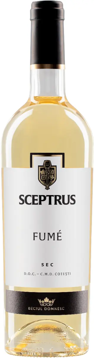 Vin Alb Sceptrus, Chardonnay & Sauvignon Blanc, Fume, Sec, 0.75L