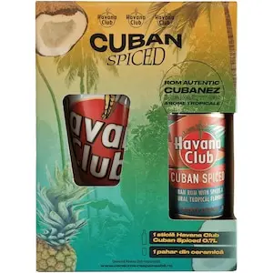 Rom Havana Club Cuban Spiced 0.7L + 1 pahar ceramica