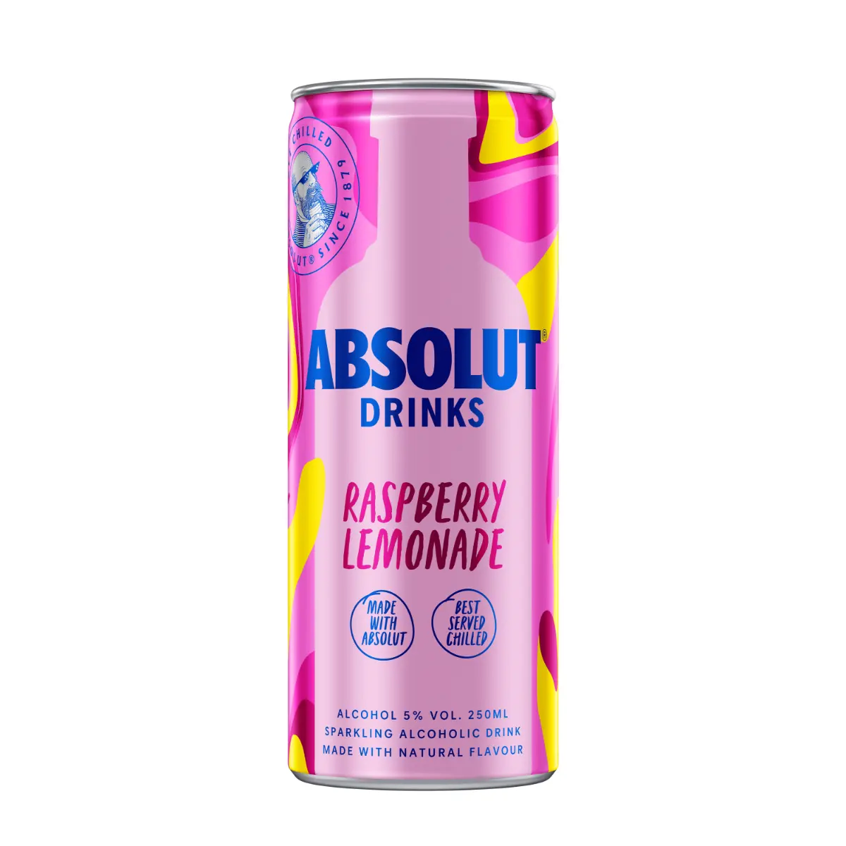 Cocktail Absolut Raspberry Lemonade 5% alc., 250ml