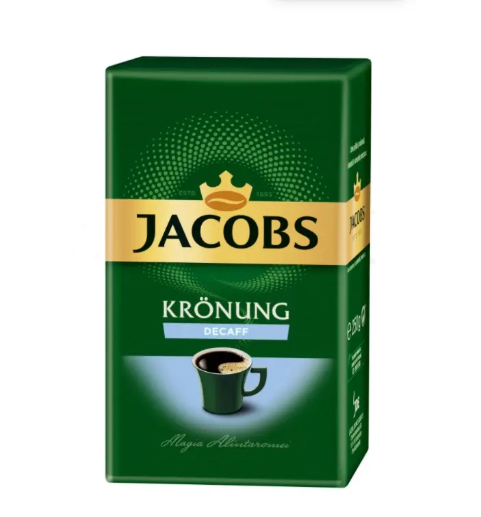 Cafea macinata Jacobs Kronung Alintaroma Decaff, 250 g
