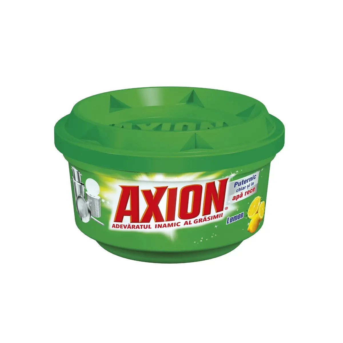 Detergent pentru vase pasta Axion Lemon 225 gr