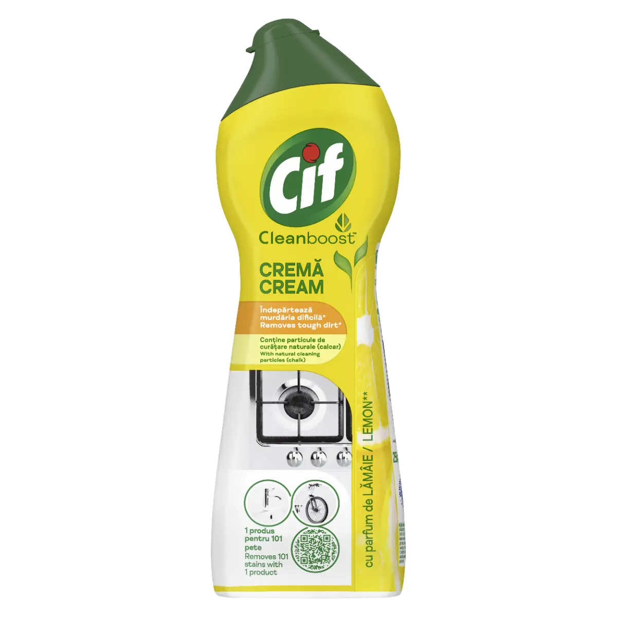 Crema de curatat, Cif Lemon, 250ml